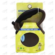 قلاده-متری-با-دسته-لاستیکی-برند-Shang-Jia-قهوه-ای