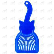 بیلچه-ظرف-خاک-گربه-طرح-گربه-سرمه ای-پشت