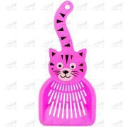 بیلچه-ظرف-خاک-گربه-طرح-گربه-صورتی