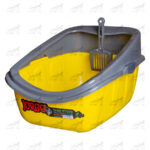 ظرف-خاک-گربه-لبه-دار-جورج-به-همراه-بیلچه-زرد