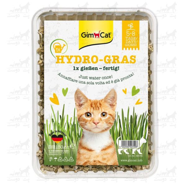 بذر-علف-گربه-جیم-کت-مدل-Hydro-Gras-وزن-150گرم