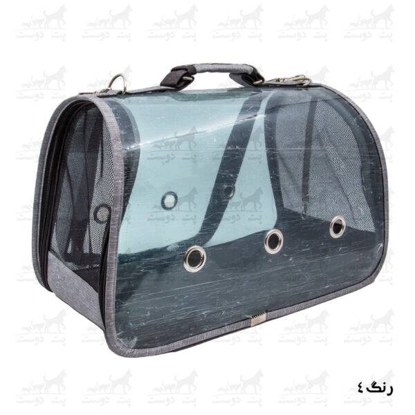 کیف-حمل-حیوانات-مدل-تمام-طلق-برند-Adi-Pet-رنگ4