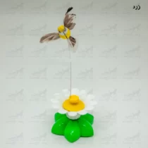 اسباب بازی برقی گربه چرخش پرنده اطراف گل زرد