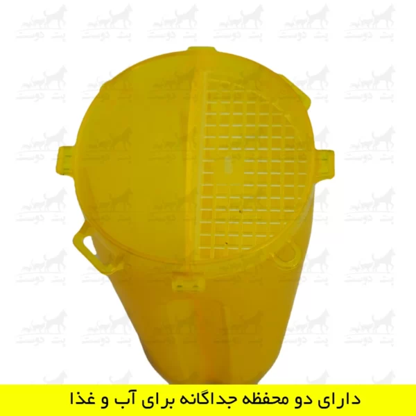 بطری مسافرتی آب و غذا همراه با ظرف تاشو سیلیکونی عکس3