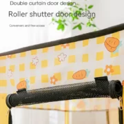 کلبه برزنتی مخصوص سگ و گربه مستطیلی طرح عروسکی (10)