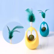 اسباب بازی تعادلی گربه به همراه آبنبات و پر برای گربه (3)