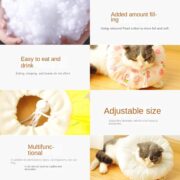 گردنبند الیزابت سگ و گربه مدل گل سایز مدیوم (1)