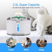 ظرف آب فواره ای گربه با سینک استیل (5)