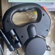 لیش-و-قلاده-دو-قلو-سگ-قابل-تنظیم-مدل-اتوماتیک-مشکی