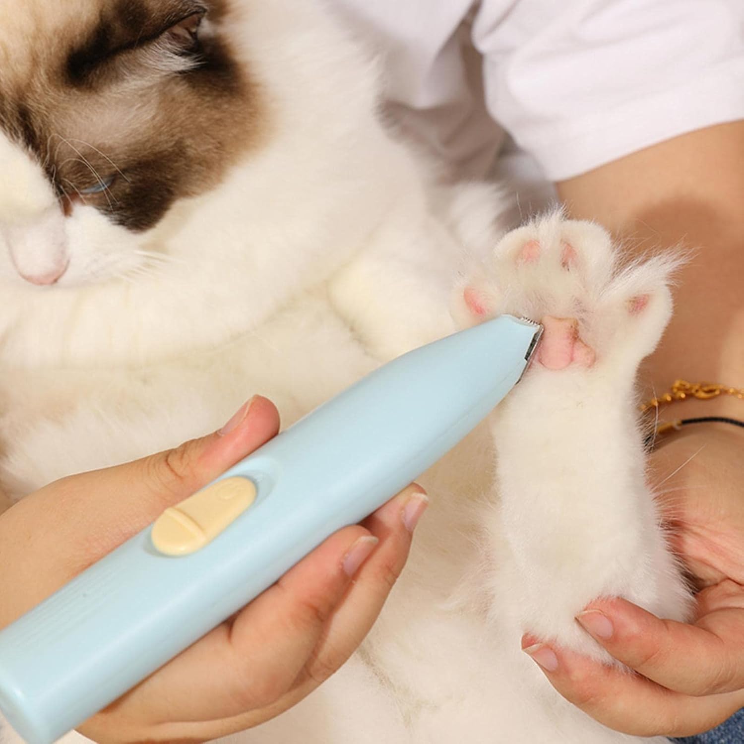 موزر پنجه گربه و سگ LED دار و شارژی مدل پنی | ماشین اصلاح مخصوص پنجه (سگ و گربه)