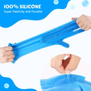 دستکش حمام سیلیکونی سگ و گربه-1