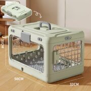 باکس حمل تاشو سگ و گربه مدل Foldo – سبز