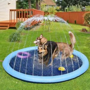 تشک آبپاش سگ و گربه مدل Splash Pad | پد آب بازی و خنک کننده